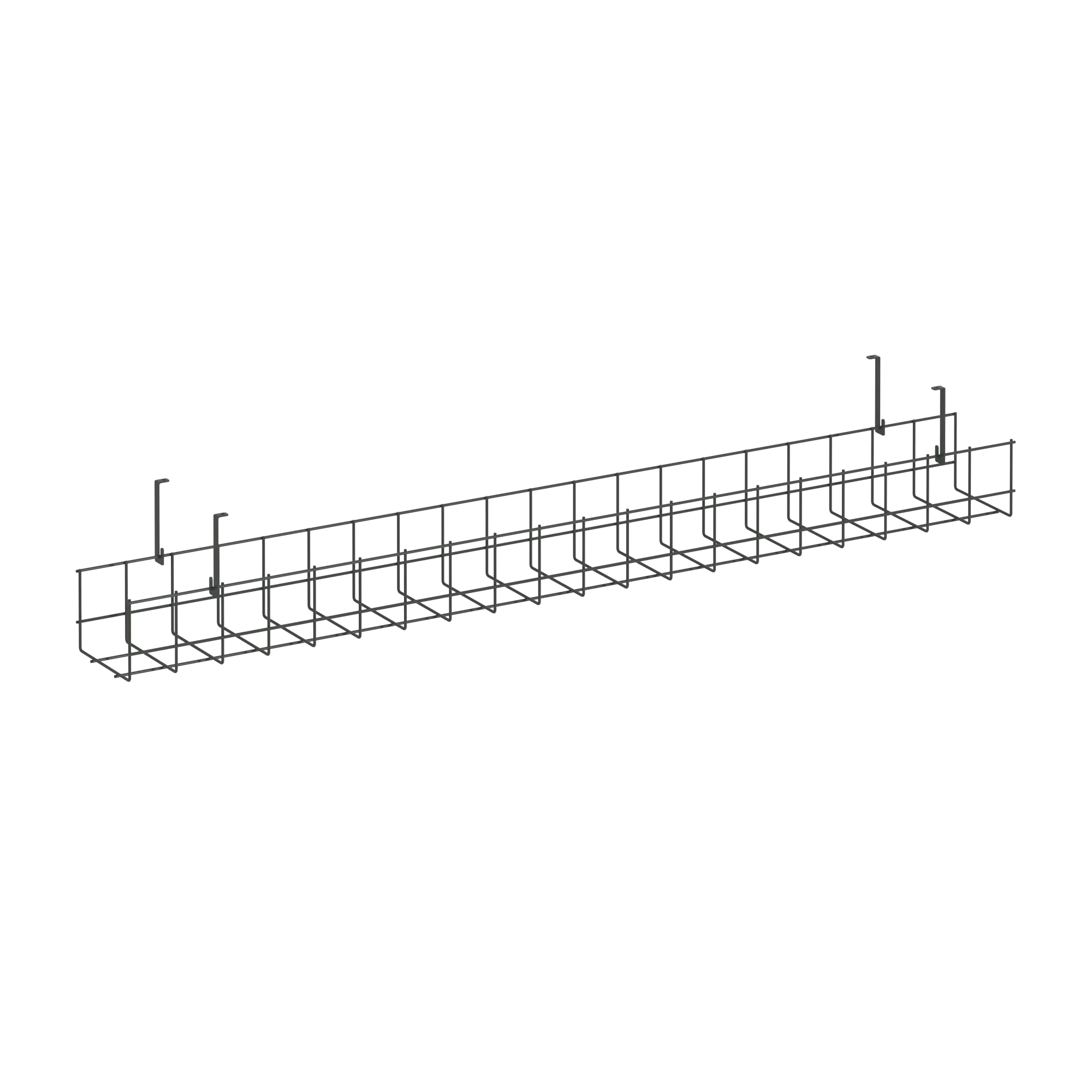 Кабель-канал сетчатый узкий 1005×131×154 мм